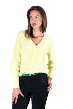 Sweter Farren w kolorze limonkowym marki Rino&Pele